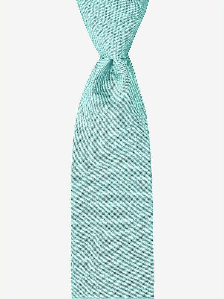 Front View - Coastal Peau de Soie Boy's 50" Necktie by After Six