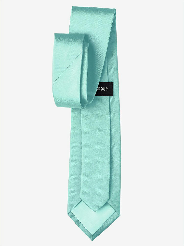 Back View - Coastal Peau de Soie Boy's 50" Necktie by After Six