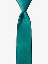 Front View Thumbnail - Jade Peau de Soie Boy's 14" Zip Necktie by After Six