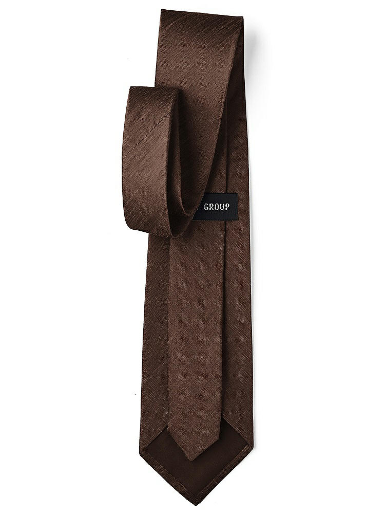 Back View - Brownie Dupioni Boy's 50" Necktie by After Six