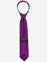 Rear View Thumbnail - Dahlia Dupioni Boy's 14" Zip Necktie by After Six