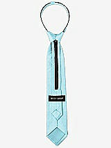 Rear View Thumbnail - Skylark Dupioni Boy's 14" Zip Necktie by After Six