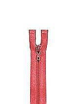 Front View Thumbnail - Perfect Coral Zipper - 24" hidden