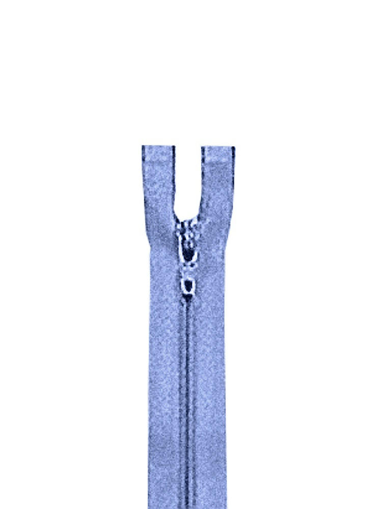 Front View - Periwinkle - PANTONE Serenity Zipper - 24" hidden