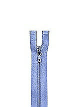 Front View Thumbnail - Periwinkle - PANTONE Serenity Zipper - 24" hidden