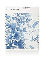 Front View Thumbnail - Cottage Rose Dusk Blue Lux Chiffon Swatch