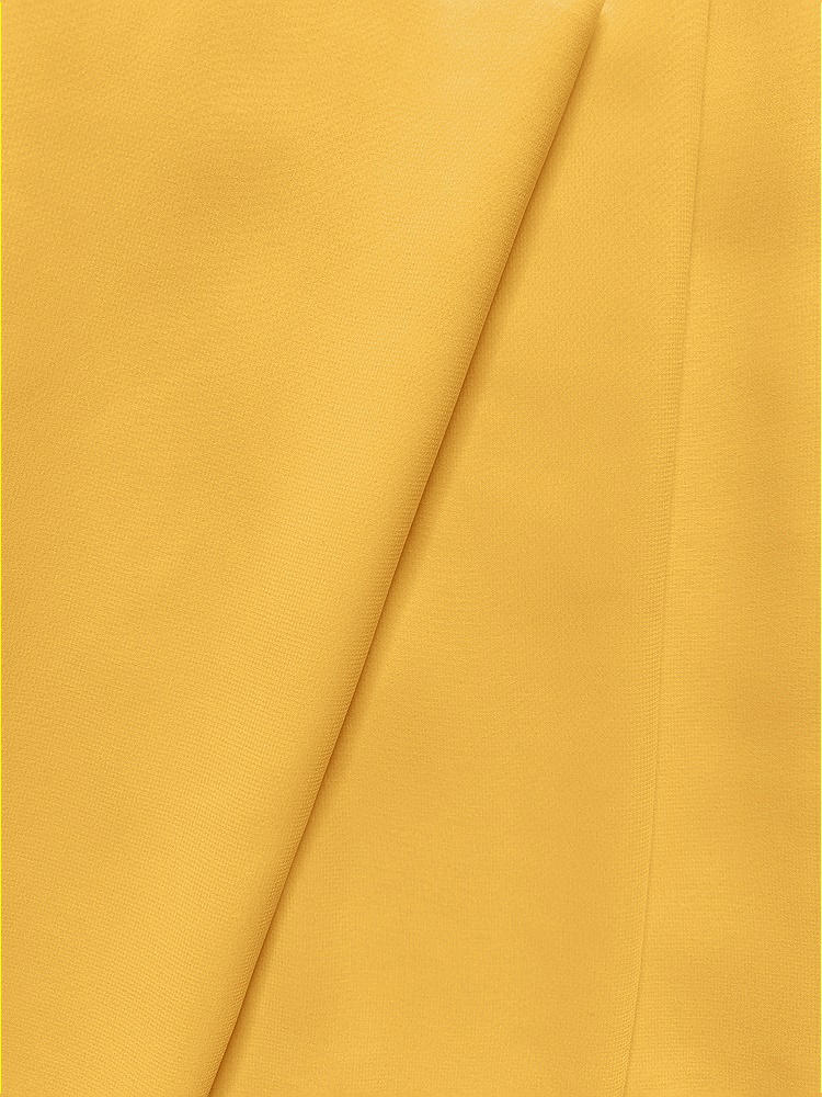 Front View - NYC Yellow Lux Chiffon Fabric by the Yard