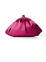 Front View Thumbnail - Tutti Frutti Gathered Satin Clutch