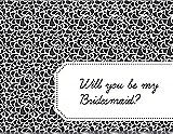 Front View Thumbnail - Stormy & Ebony Will You Be My Bridesmaid Card - Petal