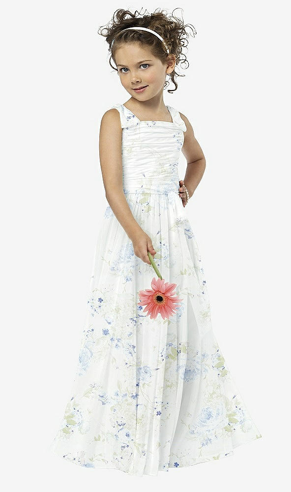 Front View - Bleu Garden Flower Girl Style FL4033