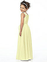 Rear View Thumbnail - Butter Yellow Flower Girl Style FL4033