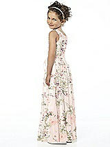 Rear View Thumbnail - Blush Garden Flower Girl Style FL4033