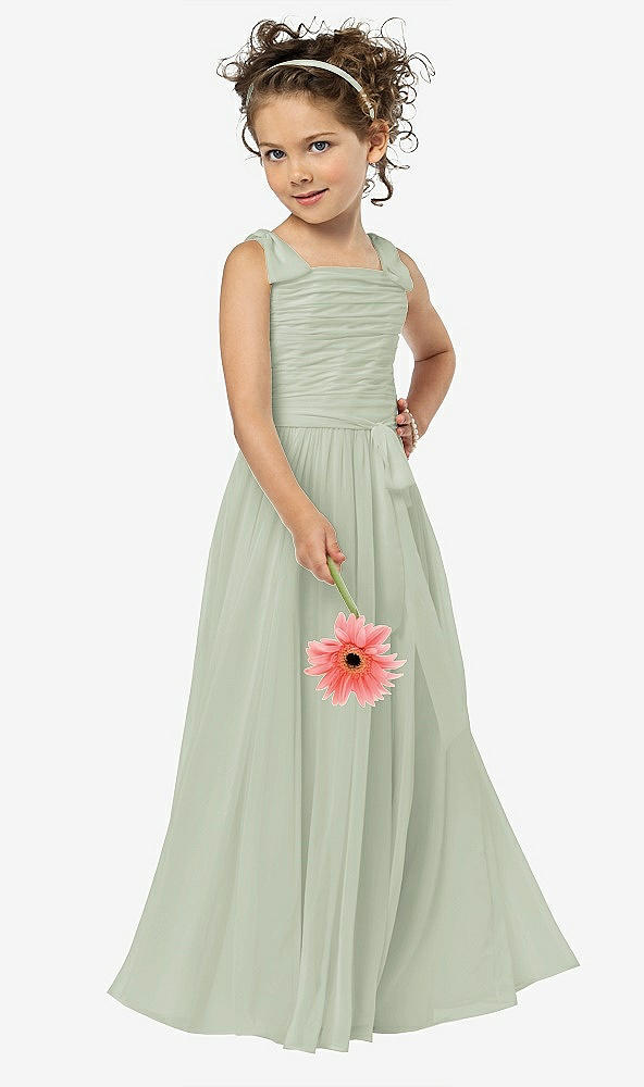 Front View - Celadon Flower Girl Style FL4033