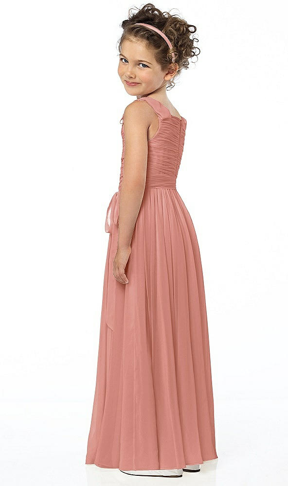 Back View - Desert Rose Flower Girl Style FL4033