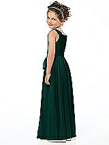 Rear View Thumbnail - Evergreen Flower Girl Style FL4033