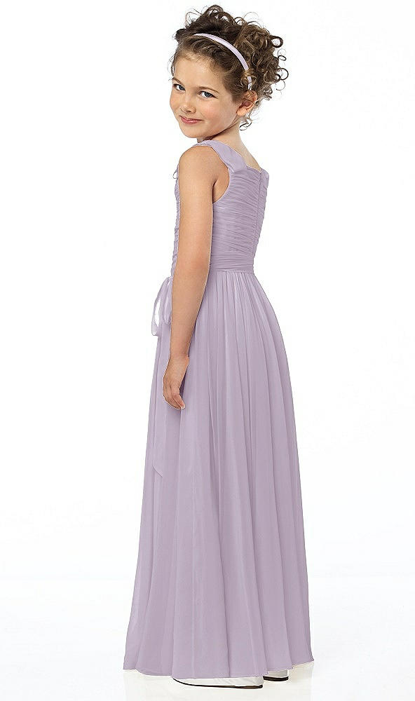 Back View - Lilac Haze Flower Girl Style FL4033