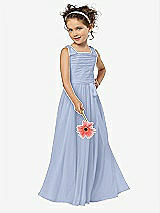 Front View Thumbnail - Sky Blue Flower Girl Style FL4033