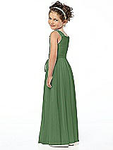 Rear View Thumbnail - Vineyard Green Flower Girl Style FL4033