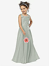 Front View Thumbnail - Willow Green Flower Girl Style FL4033