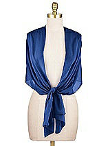 Alt View 2 Thumbnail - Classic Blue Sheer Crepe Stole