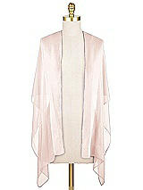 Front View Thumbnail - Blush Sheer Crepe Stole