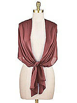 Alt View 2 Thumbnail - English Rose Sheer Crepe Stole