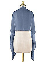 Alt View 1 Thumbnail - Larkspur Blue Sheer Crepe Stole