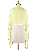 Alt View 1 Thumbnail - Butter Yellow Lux Chiffon Stole