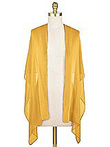 Front View Thumbnail - NYC Yellow Lux Chiffon Stole