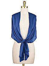 Alt View 2 Thumbnail - Classic Blue Lux Chiffon Stole