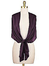 Alt View 2 Thumbnail - Aubergine Lux Chiffon Stole