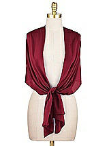 Alt View 2 Thumbnail - Burgundy Lux Chiffon Stole