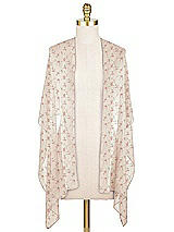 Front View Thumbnail - Coquette Floral Print Lux Chiffon Stole