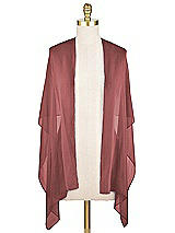 Front View Thumbnail - English Rose Lux Chiffon Stole