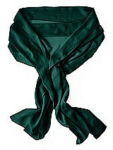 Rear View Thumbnail - Evergreen Lux Chiffon Stole