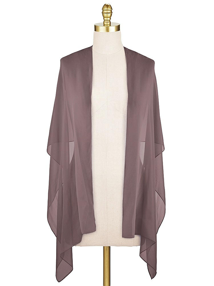 Front View - French Truffle Lux Chiffon Stole