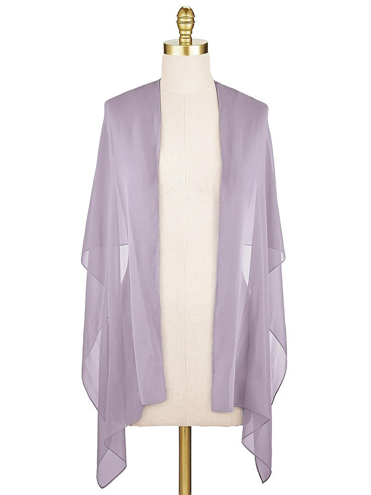 Front View - Lilac Haze Lux Chiffon Stole