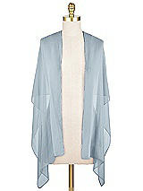 Front View Thumbnail - Mist Lux Chiffon Stole