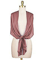 Alt View 2 Thumbnail - Rosewood Lux Chiffon Stole