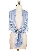 Alt View 2 Thumbnail - Sky Blue Lux Chiffon Stole