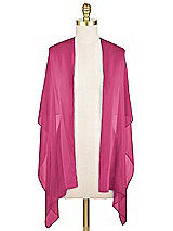 Front View Thumbnail - Tea Rose Lux Chiffon Stole