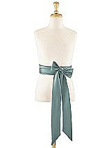 Front View Thumbnail - Icelandic Matte Satin Flower Girl Sash