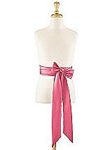 Front View Thumbnail - Punch Matte Satin Flower Girl Sash