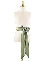 Front View Thumbnail - Kiwi Matte Satin Flower Girl Sash