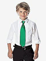 Front View Thumbnail - Pantone Emerald Yarn-Dyed Boy's Slider Tie by After Six