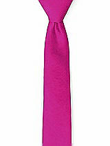 Front View Thumbnail - Cerise Peau de Soie Narrow Ties by After Six