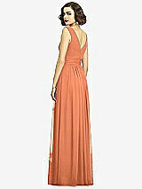 Alt View 5 Thumbnail - Sweet Melon Sleeveless Draped Chiffon Maxi Dress with Front Slit