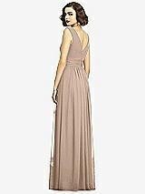 Alt View 5 Thumbnail - Topaz Sleeveless Draped Chiffon Maxi Dress with Front Slit