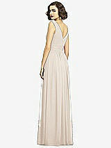 Alt View 5 Thumbnail - Oat Sleeveless Draped Chiffon Maxi Dress with Front Slit