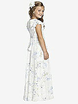 Rear View Thumbnail - Bleu Garden Flower Girl Dress FL4038